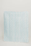 Blue Striped Picnic Blanket