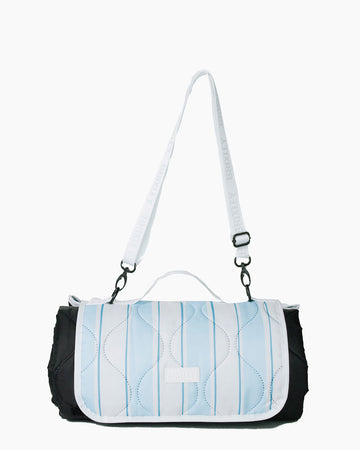 Blue Striped Picnic Blanket