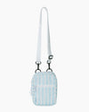 Blue Striped Crossbody Sling