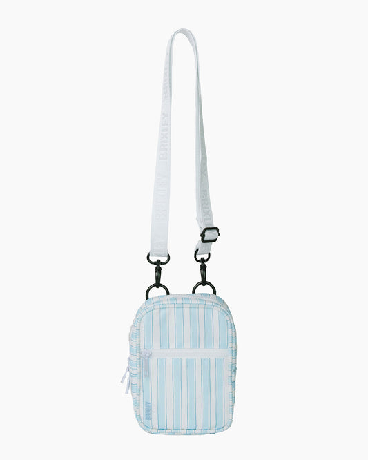 Blue Striped Crossbody Sling