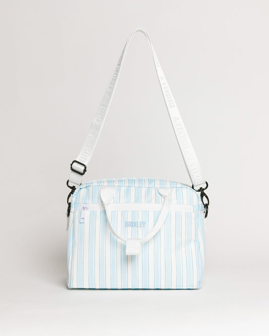 Blue Striped Lunch Box