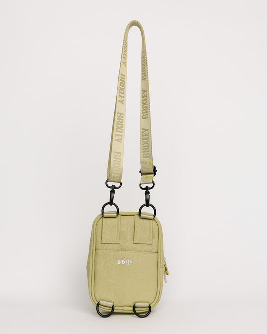 Leather Fern Crossbody Sling