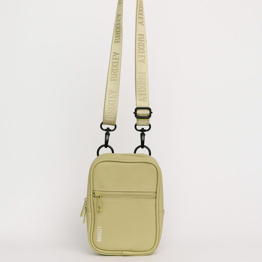 Leather Fern Crossbody Sling