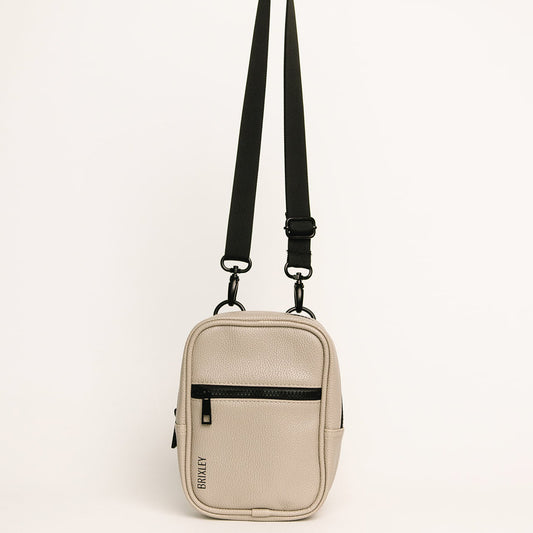 Leather Stone Crossbody Sling