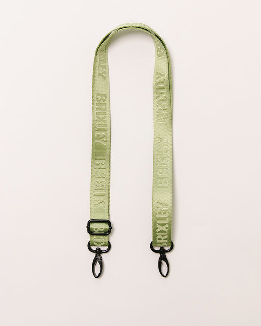 Green Checkered Brixley Logo Strap