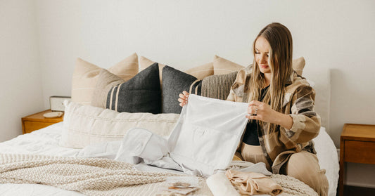 Off White Packing Cube Set