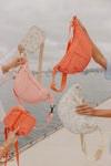 Peach Crescent bag