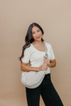 MEDIUM - Vanilla Dream Crescent bag