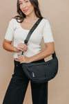 MEDIUM - Onyx Crescent Bag