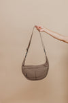 MEDIUM - Mocha Crescent Bag