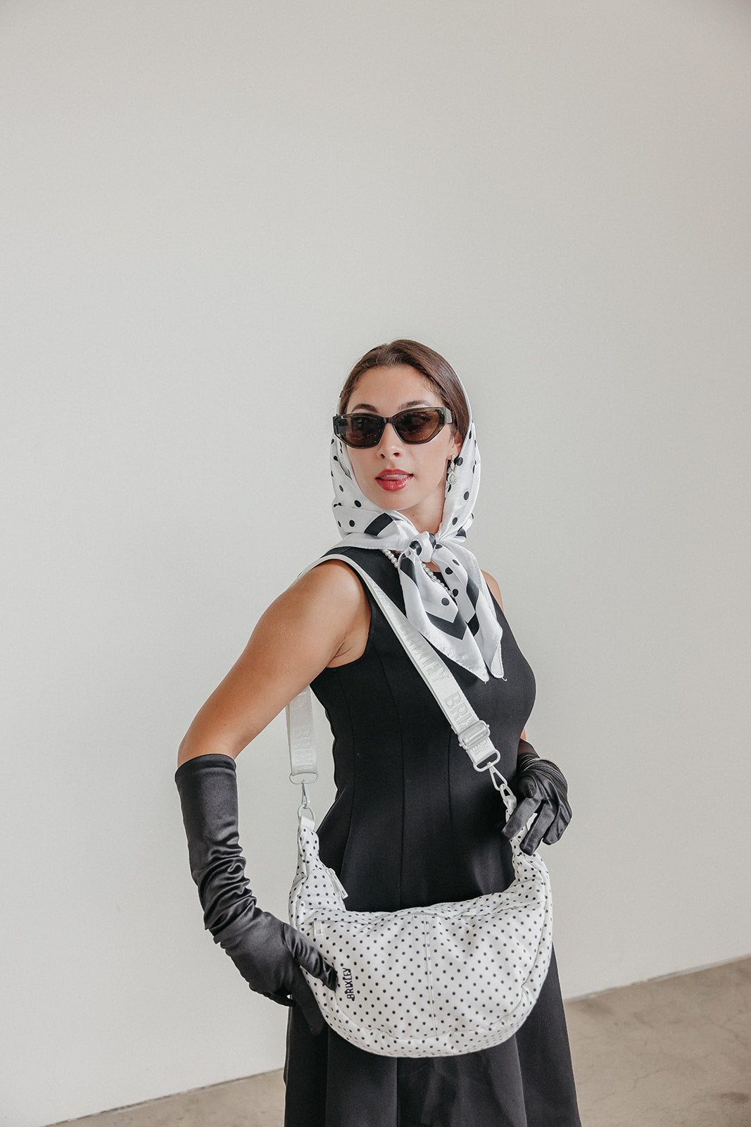 Pearl Dot Crescent Bag – Brixley Bags