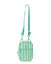 Seafoam Stripe Crossbody Sling