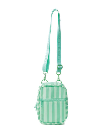 Seafoam Stripe Crossbody Sling