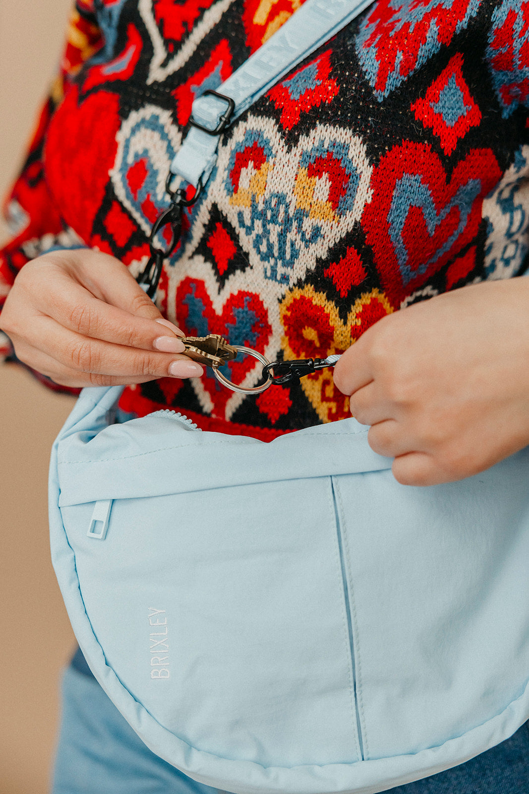 Cloud Crescent Bag – Brixley Bags