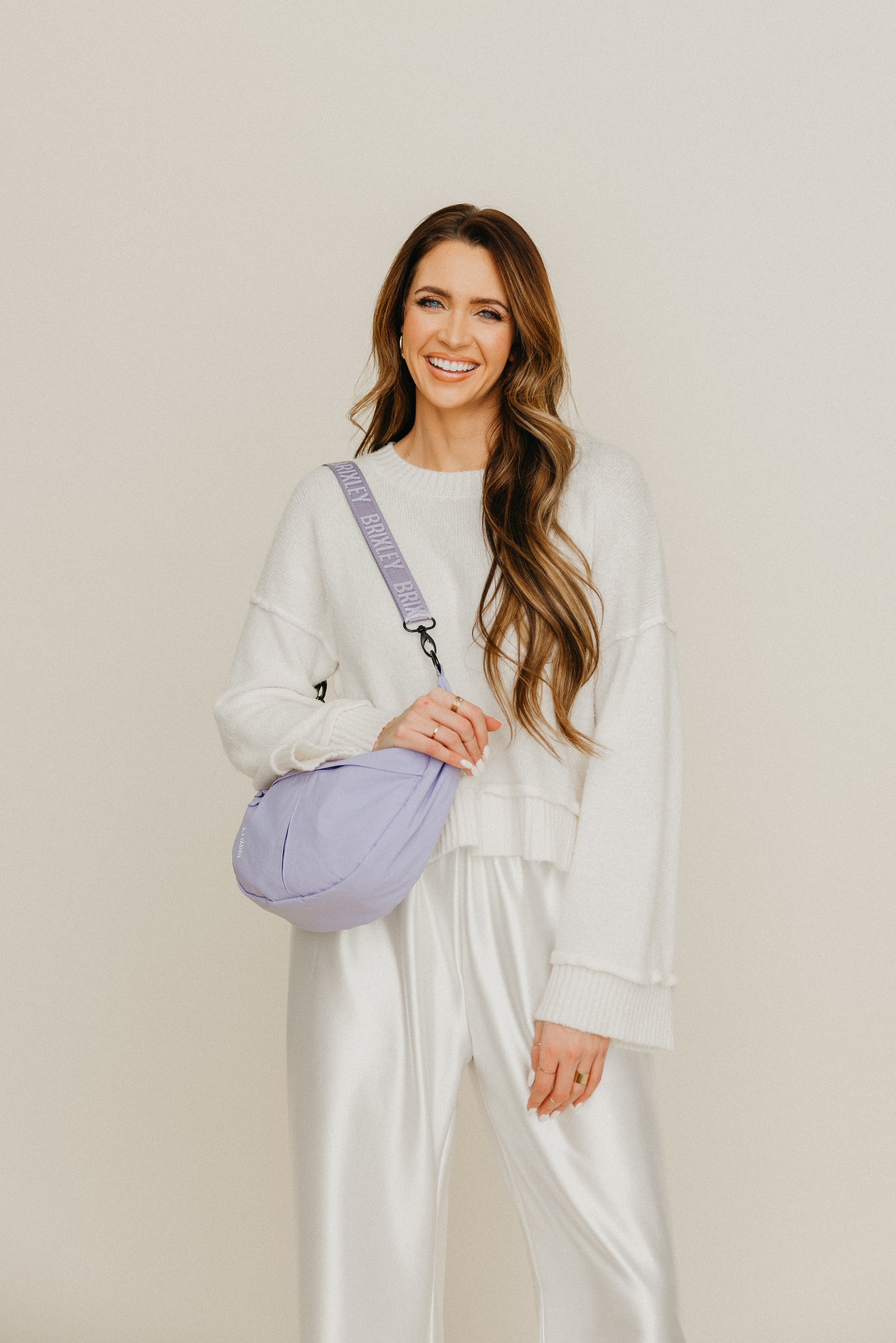 Periwinkle Crescent Bag – Brixley Bags