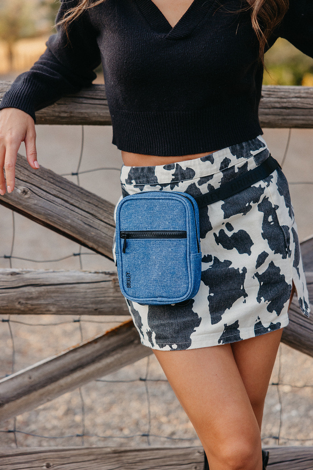 Denim Crossbody Sling – Brixley Bags