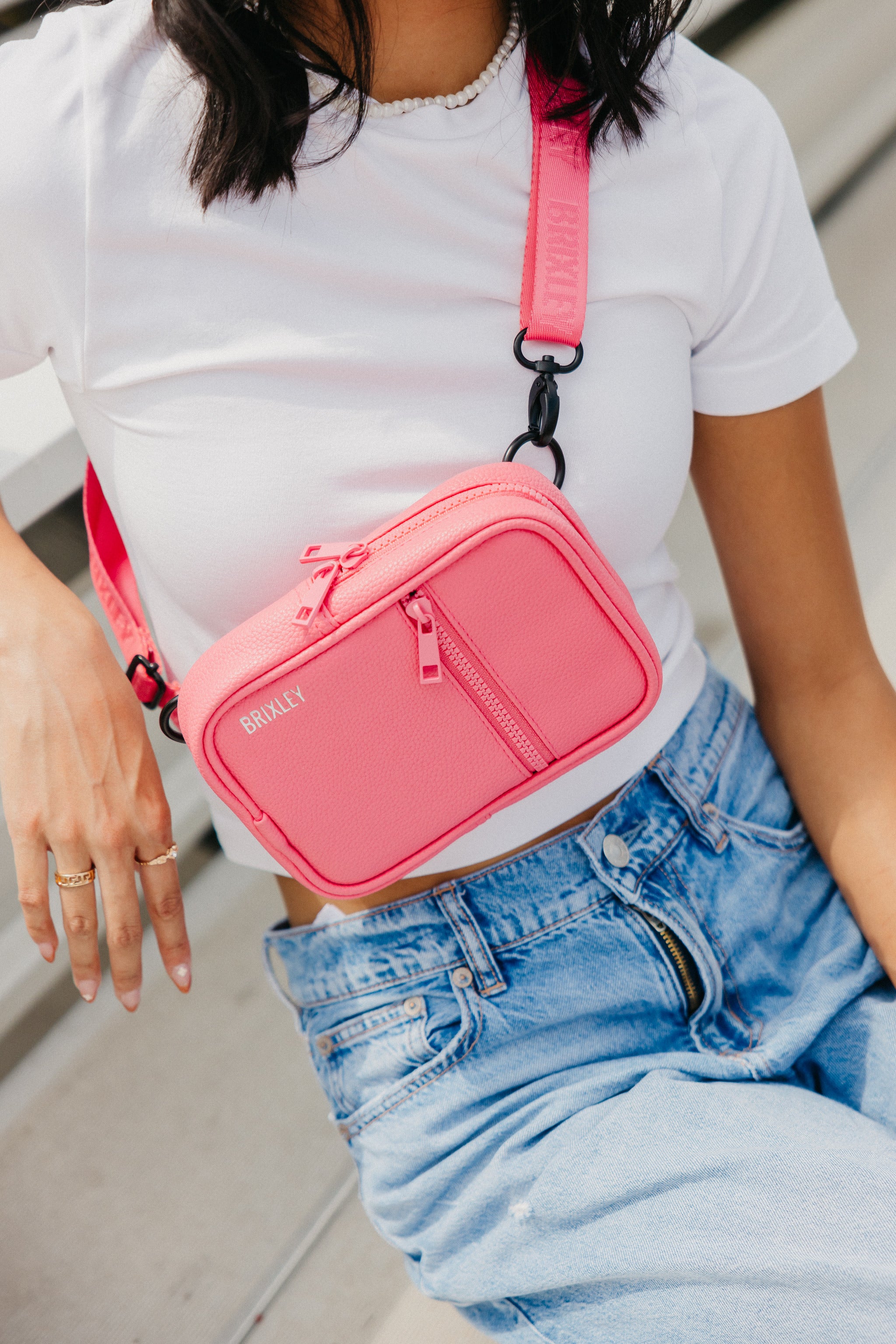 BrighLine Bags ハンドルとショルダー Dolly Brixley Logo Strap – Brixley Bags