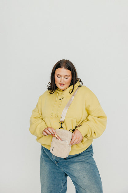 Sherpa Almond Crossbody Sling