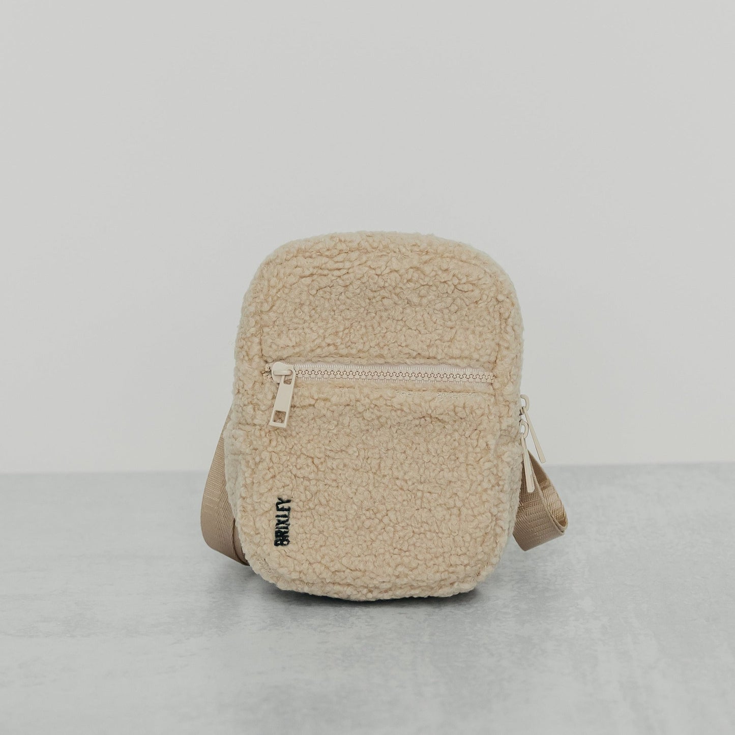 Sherpa Almond Crossbody Sling