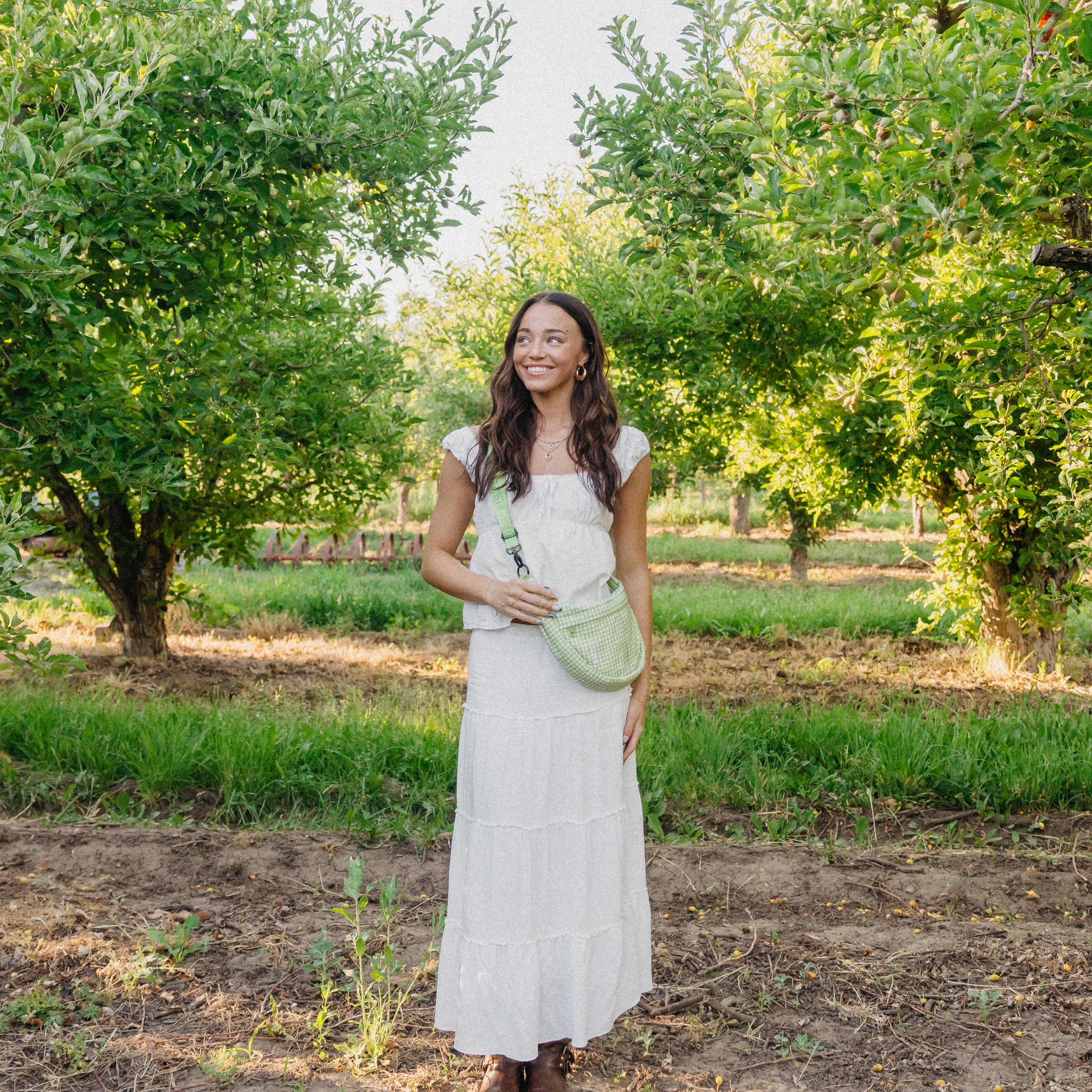 Picnic Plaid Crescent Bag – Brixley Bags