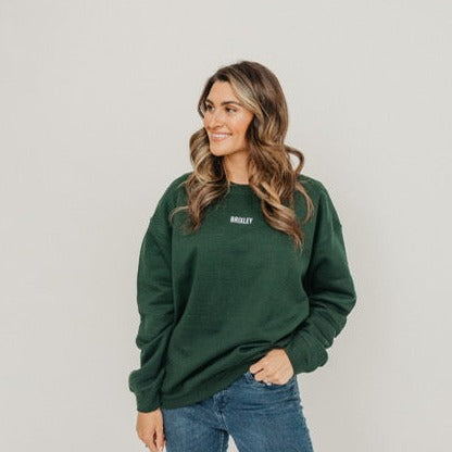 Emerald green Brixley Crewneck