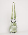 Green Checkered Crossbody Sling