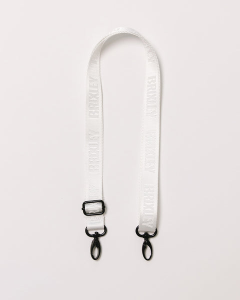 White Brixley Logo Strap – Brixley Bags