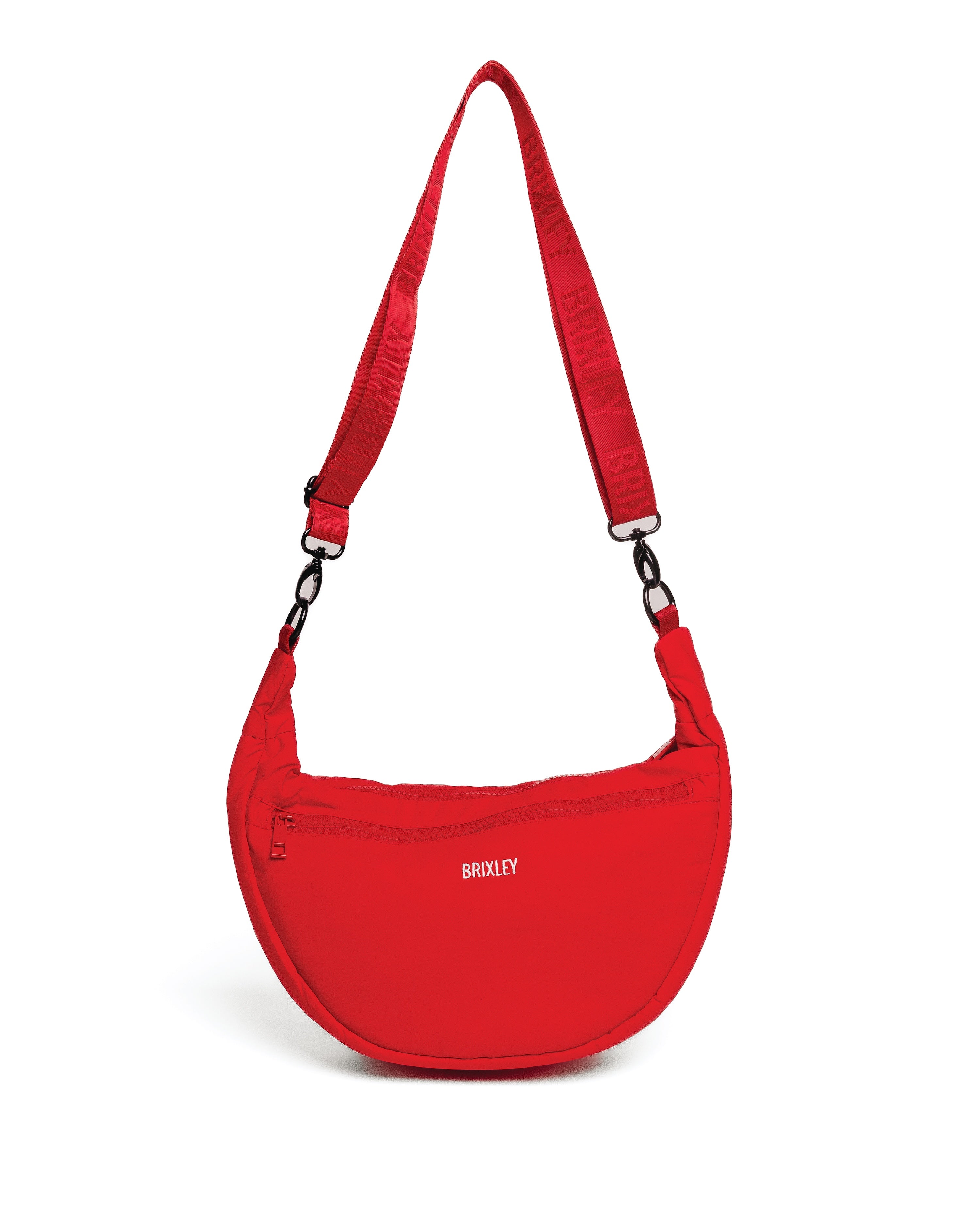 BrighLine Bags ハンドルとショルダー Red Crescent Bag – Brixley Bags