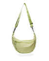 Green Gingham Crescent Bag