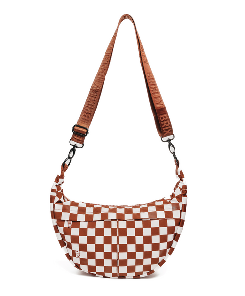 Coco Check Crescent Bag – Brixley Bags