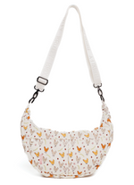 Fancy Feet Crescent Bag