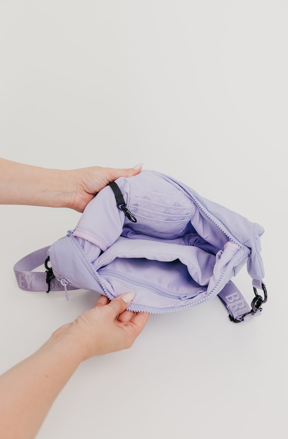 Periwinkle Crescent Bag – Brixley Bags Periwinkle Crescent Bag – Brixley Bags
