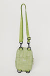 Green Gingham Crossbody Sling