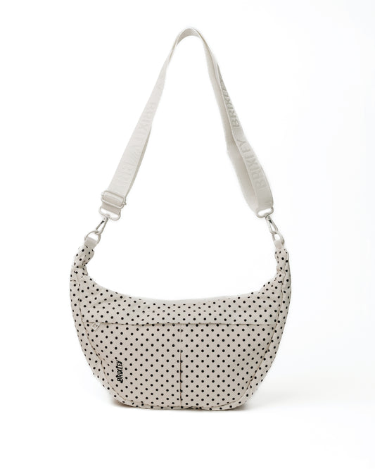 Pearl Dot Crescent Bag
