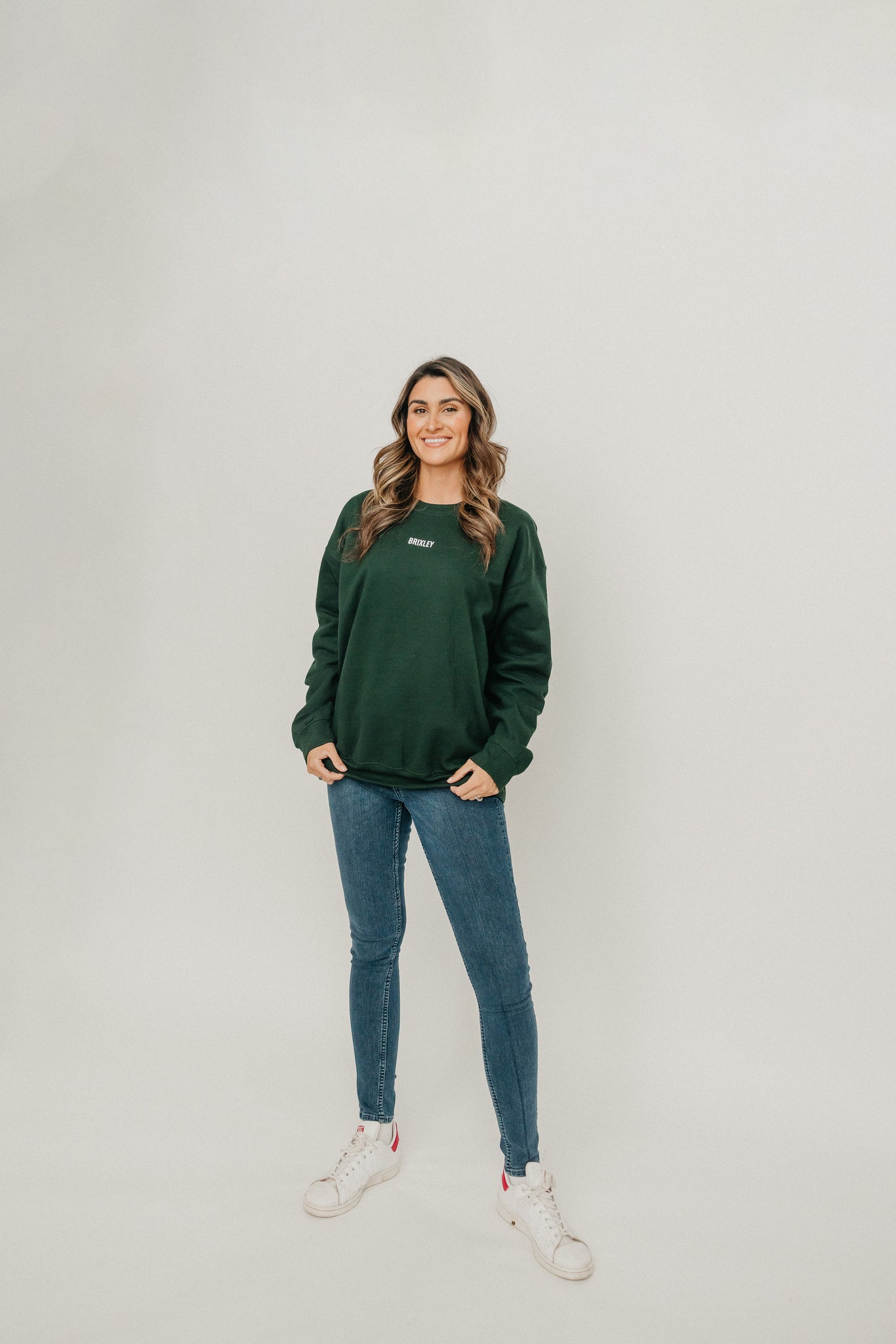 Emerald green Brixley Crewneck