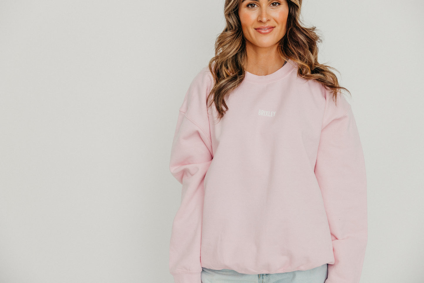 Light Pink Brixley Crewneck