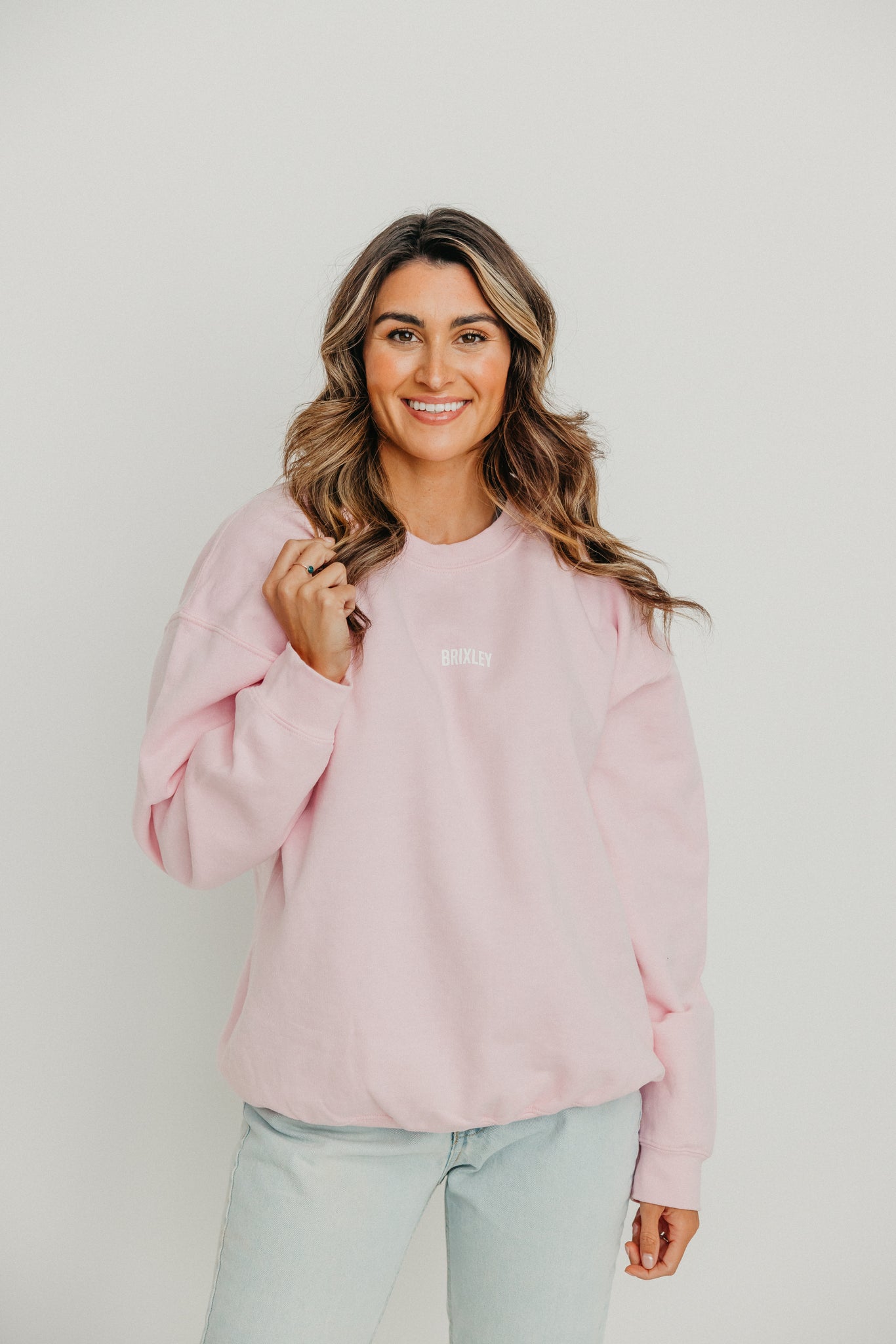 Light Pink Brixley Crewneck