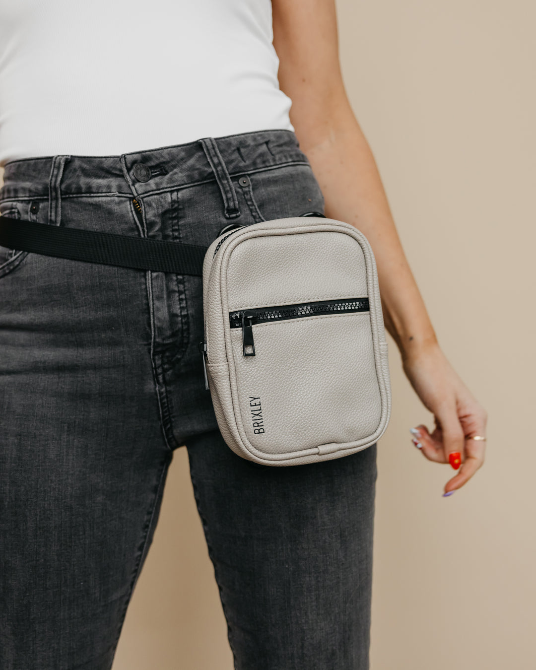 Leather Stone Crossbody Sling – Brixley Bags