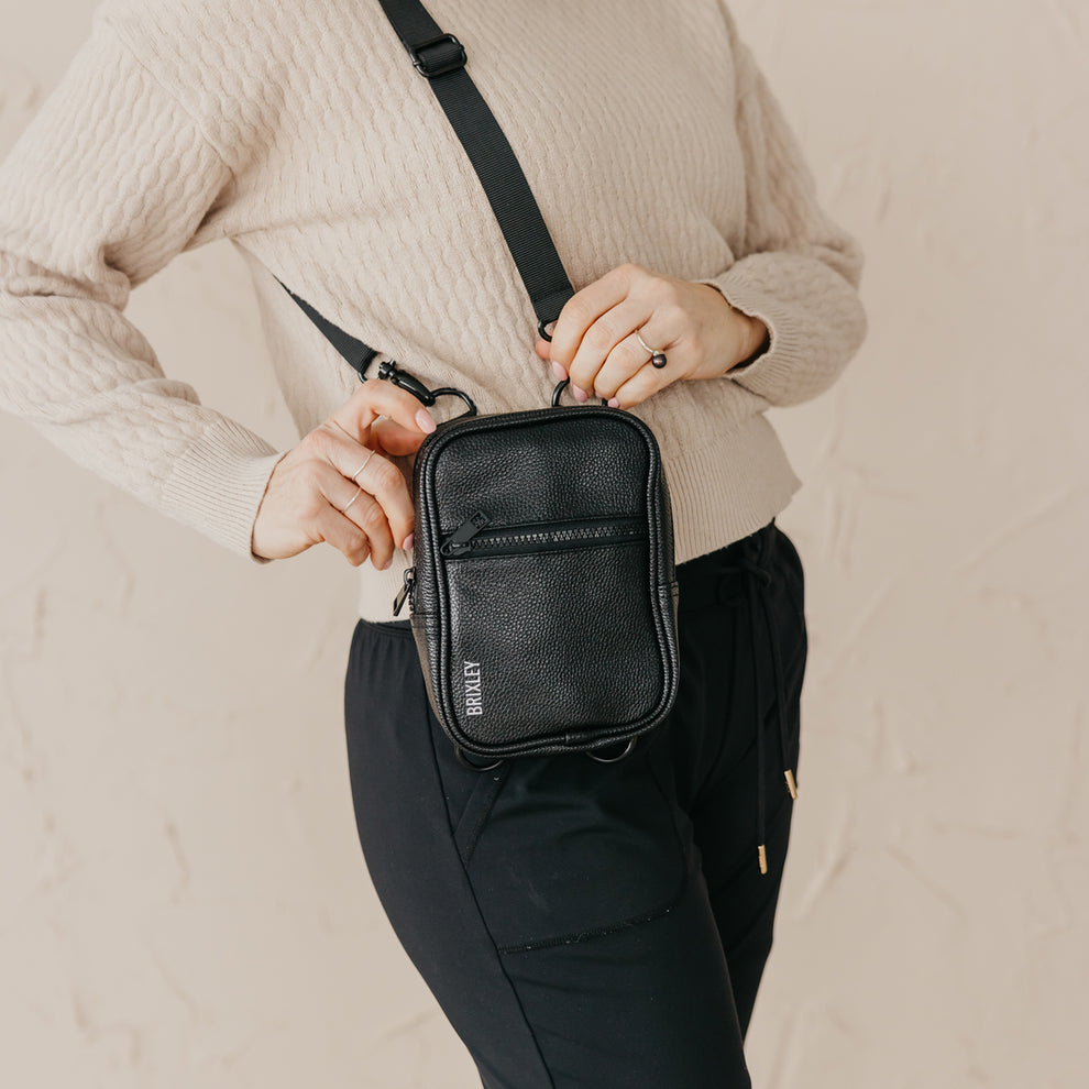 Leather Midnight Crossbody Sling – Brixley Bags